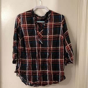 Torrid plaid top